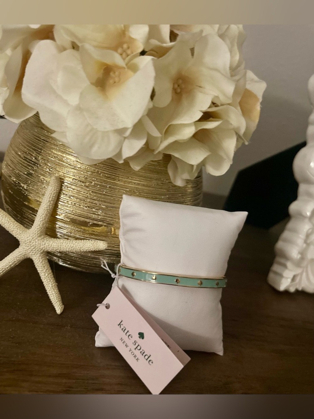 kate spade New York “Spot the Spade”-Mint Bracelet